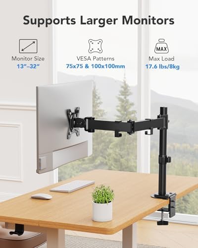  Soporte para Monitor HUANUO 13-32 Pulgadas Alto Ajuste
| Soporte para Monitor HUANO 13-32 Pulgadas Opciones de Montaje
