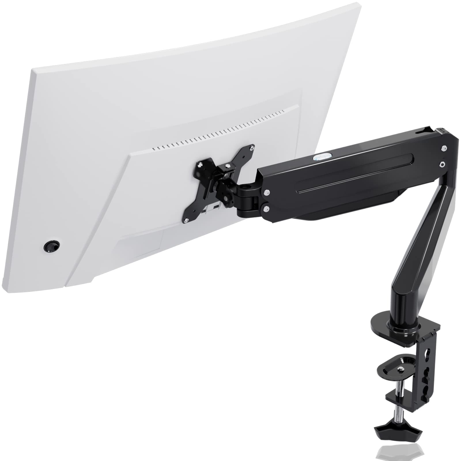 Suptek Soporte de Monitor para Pantallas 17-32 Pulgadas, Giratorio 360°, Ajustable en Altura y Inclinación, VESA 75/100 